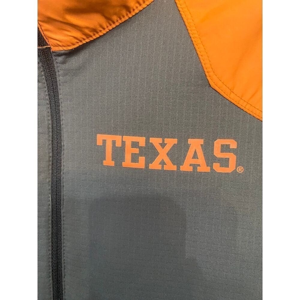 Nike Texas Longhorns Dri-FIT 1/4 Zip Pullover Grey Orange Alamo Bowl Mens L NCAA